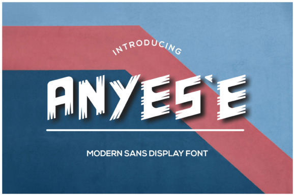 Anyese: A Modern Display Font for Digital Marketing and Branding