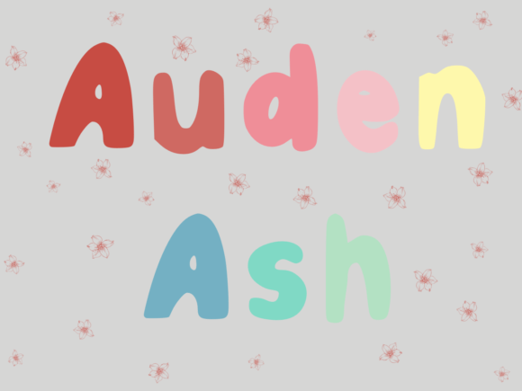 Auden Ash: A Playful Display Font for Web Projects