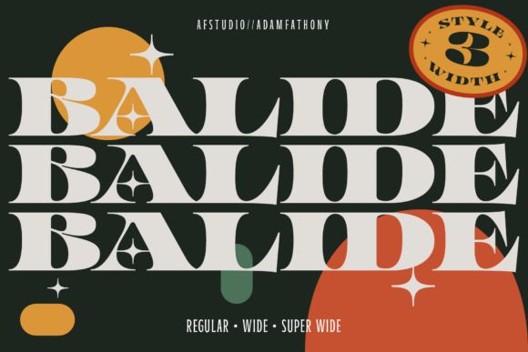 Balide: A Retro Serif Font for Modern Branding