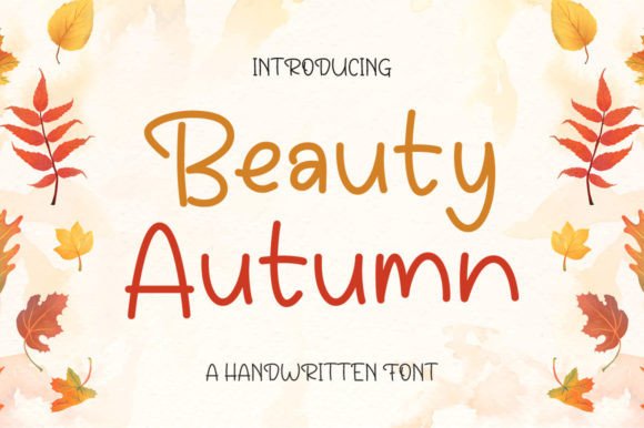 Beauty Autumn: A Handwritten Font for Modern Web Design