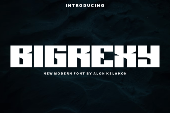 Bigrexy: A Display Font That Elevates Handmade Creations