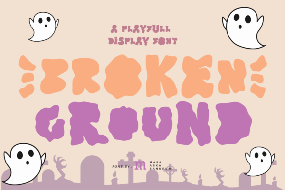 Broken Ground: A Spooky Display Font for Web Design