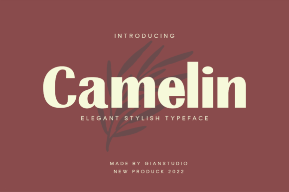 Camelin: A Stylish Font for Small Business Branding