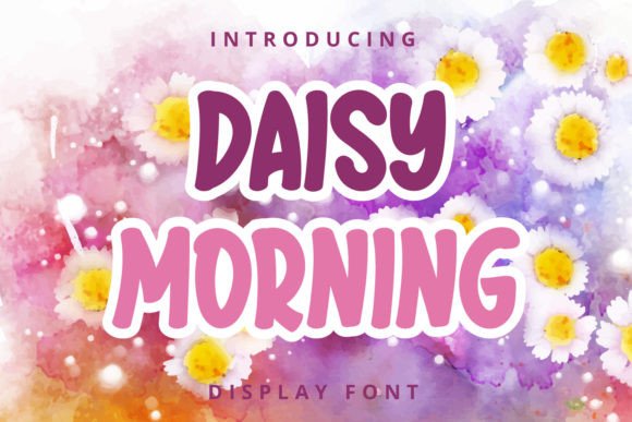 Daisy Morning: A Display Typeface for Editorial Calm