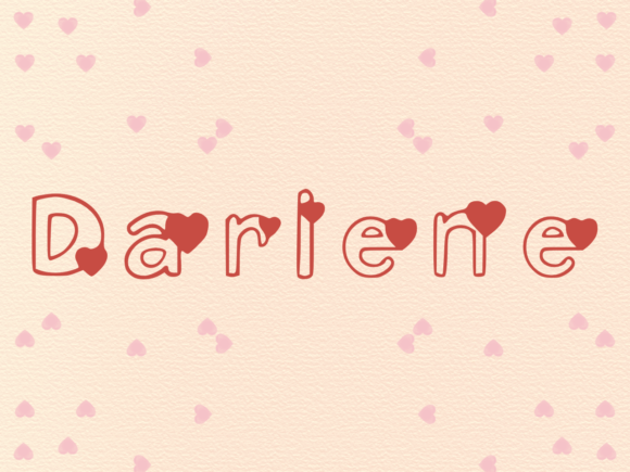 Darlene Display Font for Web Design