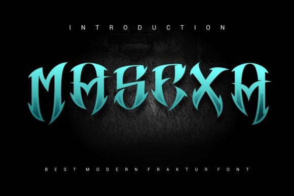 Enhance Your Editorial Design with the Masexa Font