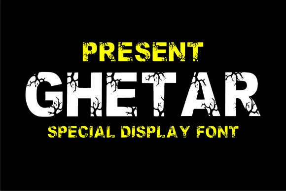 Ghetar: A Strong Display Font for Business Branding