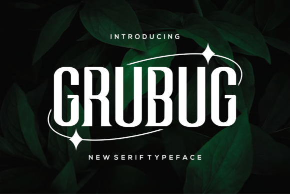 Grubug: A Modern Display Font for Editorial Design