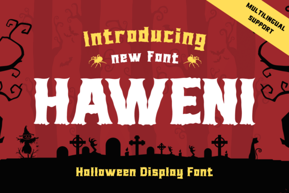 Haweni Font for Halloween Campaigns