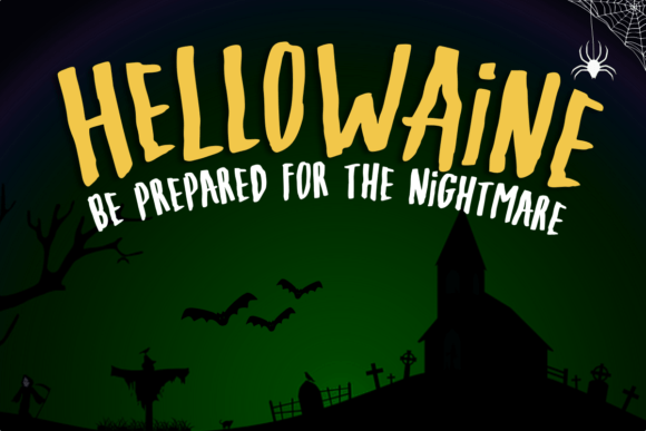 Hellowaine Font for a Spooky Brand Touch