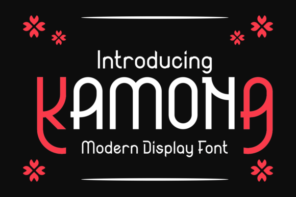 Kamona: A Modern Display Font for Polished Branding