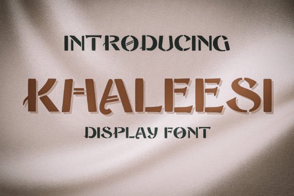 Khaleesi Font for Bold Digital Design