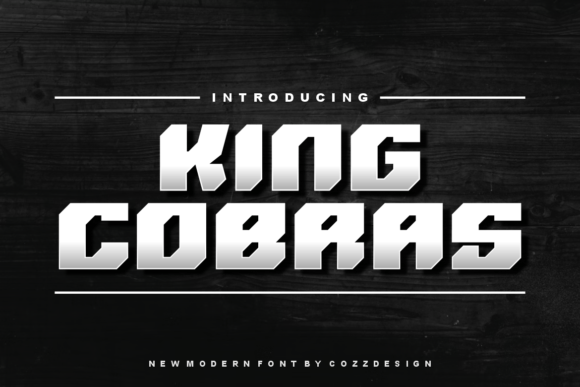 King Cobras: A Modern Font for Handmade Creations