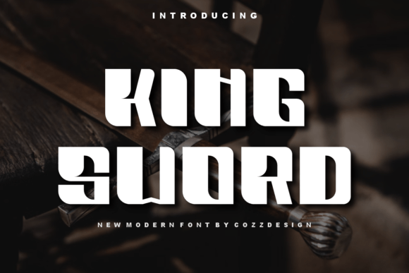 King Sword: A Modern Display Font for Web Design