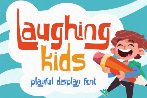 Laughing Kids Typeface: A Fun Display Font for Digital Brands