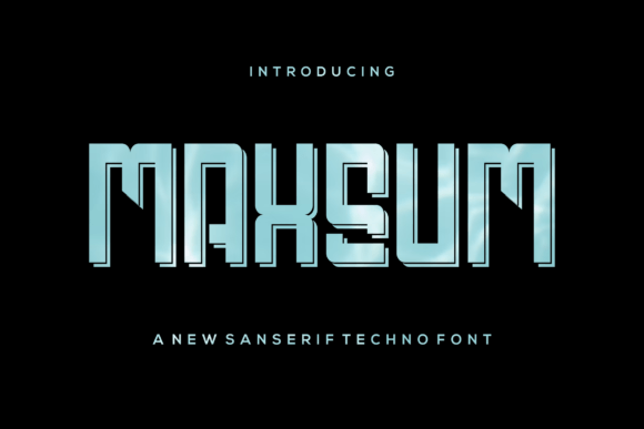 Maxsum: A Bold Font for Branding That Stands Out