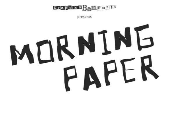 Morning Paper Typeface for Editorial Design
