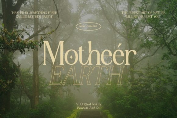 Motheér: A Stylish Serif Font for Modern Web Design
