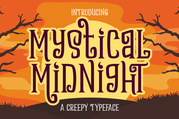 Mystical Midnight Font for Spooky Campaigns