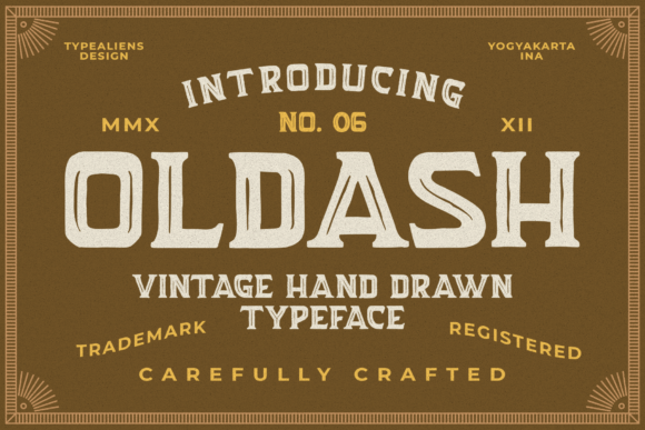 Oldash: A Bold Serif Font for Professional Branding