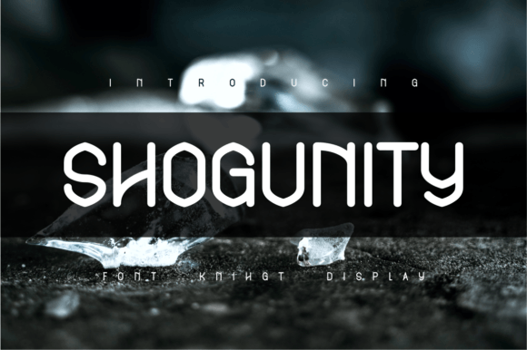 Shogunity: A Modern Display Font for Impactful Campaigns