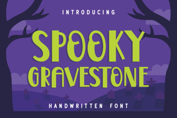Spooky Gravestone Font for Business Branding
