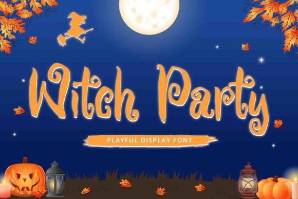 Witch Party Font for Handmade Creations